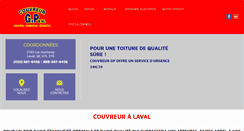 Desktop Screenshot of couvreurgp.com